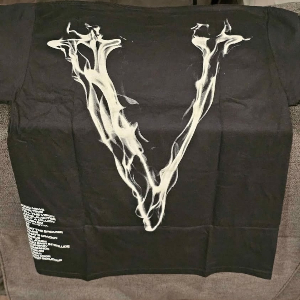 Vlone x POP SMOKE FAITH TSHIRT NEW SIZE MEDIUM